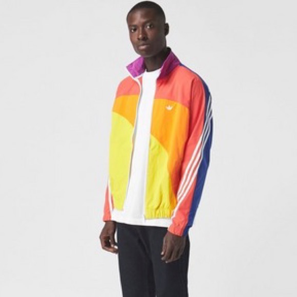 NWT Adidas pride off center rainbow jacket - Picture 14 of 15